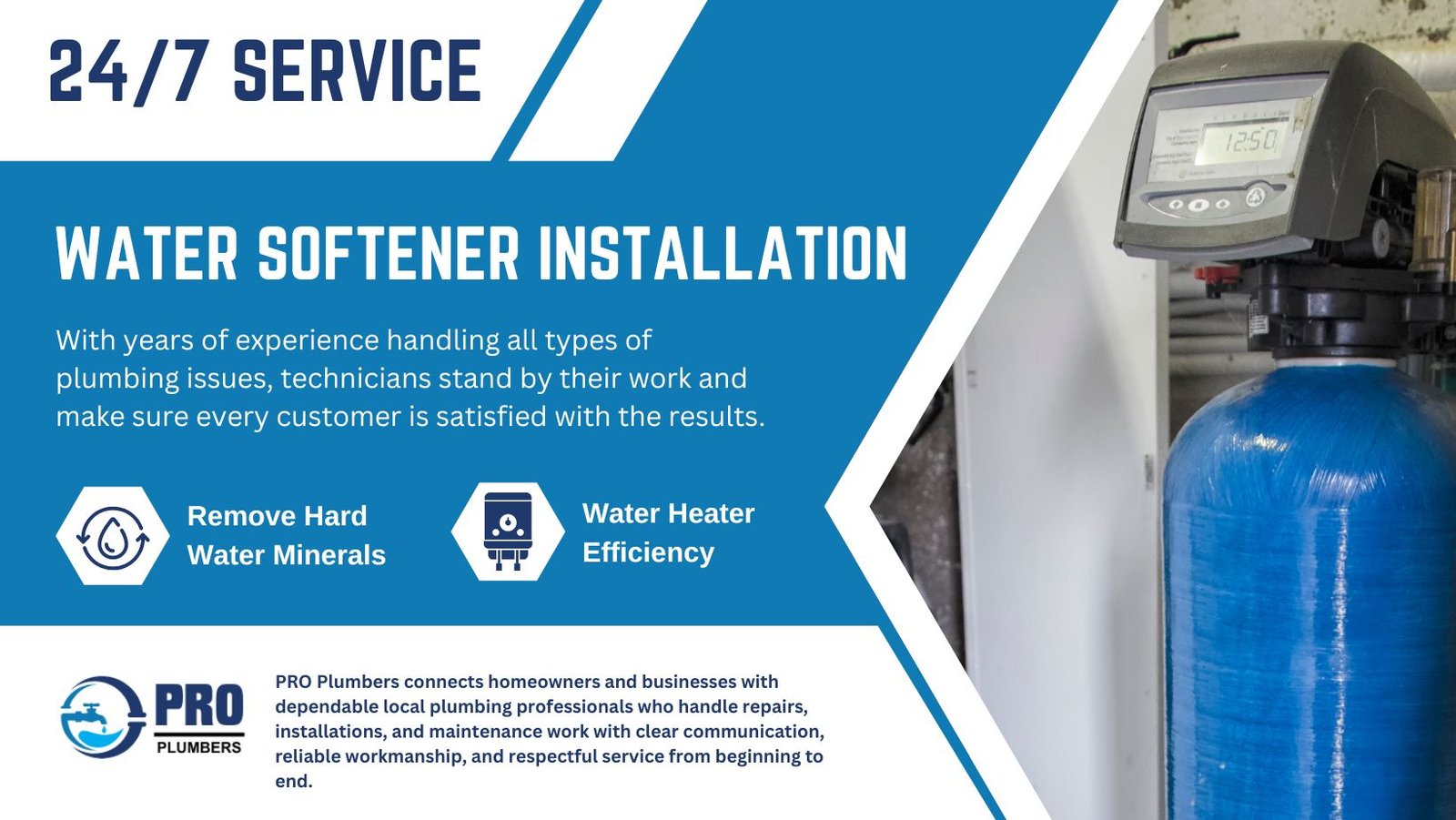 Water softener installation in Folsom, CA