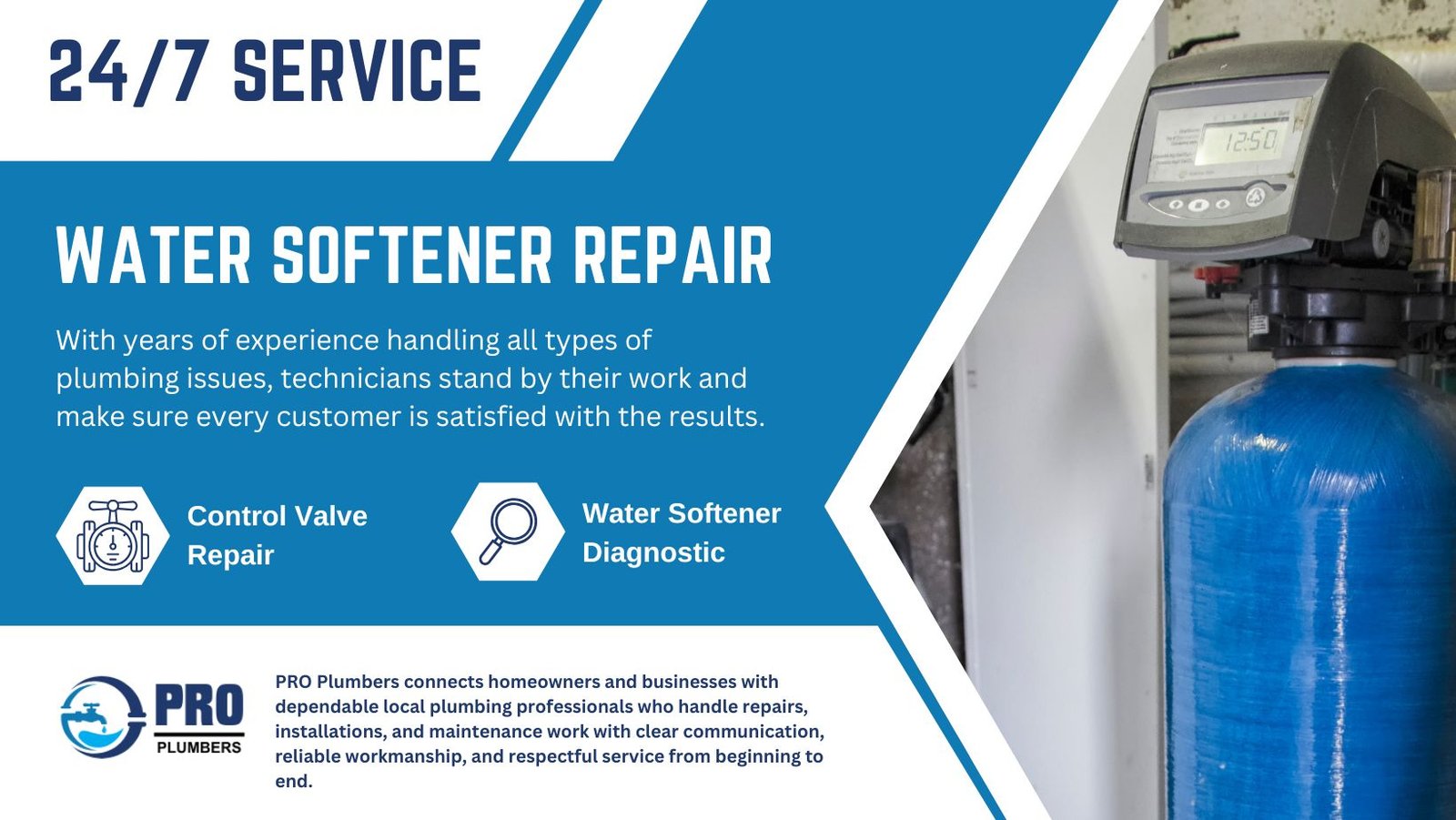 Water softener repair in Folsom, CA